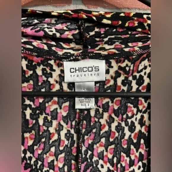 Chico’s | Multicolored Ribbed Open Cardigan - Picture 5 of 6